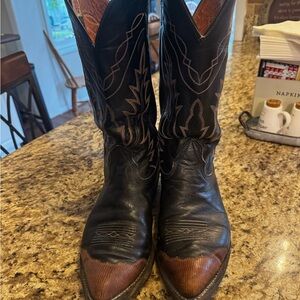 Nocona Black and Brown Men's Boots